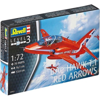 Revell Model Kit BAe Hawk T Mk.1 Arrows červená 1:72
