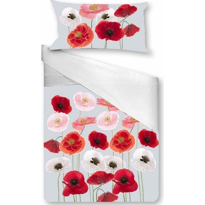 Gipetex Natural Dream 3D talianské obliečky 100% bavlna Poppies 140x200 70x90