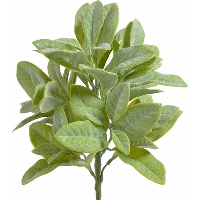Umělý flokovaný stachys - zelená