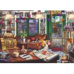 Ravensburger - Puzzle Book Lover's Shop - 1 000 piese