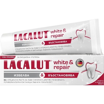 Lacalut White & Repair Паста за зъби, 75 ml