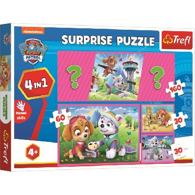 Trefl Пъзел Trefl 4 в 1 - Пес Патрул (91901)