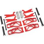 Traxxas Комплект окачване на колелата Traxxas червен (за WideMaxx)