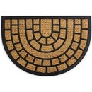 Mojkoberec Kokos + guma oblúk půlkruh Hnedá 40x60 cm