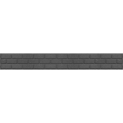 Multyhome obrubník Bricks Stones 15 x 120 cm šedá 1 ks