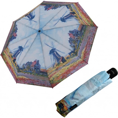 Doppler Magic Mini Art Collection Monet Větrné mlýny dámský plně automatický deštník