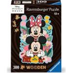 Ravensburger - Puzzle Wooden outline puzzle: Mickey and Minnie - 300 piese