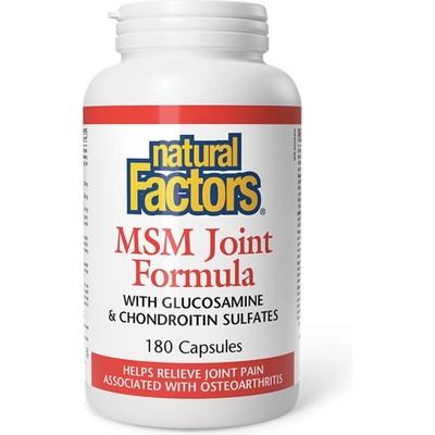Natural Factors МСМ формула за стави (с глюкозамиин и хондроитин сулфат), 180 капсули (2696 nf)