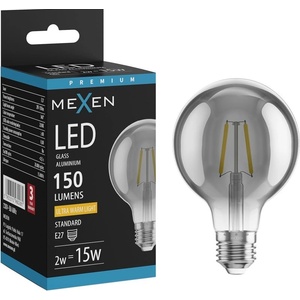Mexen Vintis LED влакнеста крушка E27, G80, 2W, Топла - 2200K, 150 lm, дим - L155-E27-0222-70 (L155-E27-0222-70)