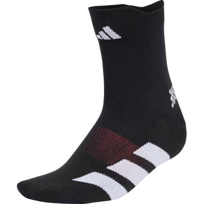 adidas Мъжки чорапи за бягане adidas Running Adizero Quarter Sock Running socks - Black / White (207-2201-0114)