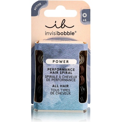 Invisibobble Power Performance Hair Spiral gumička na vlasy 3 ks barva transparentní pro ženy