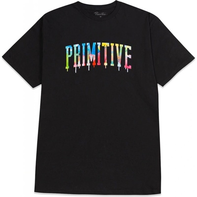 Primitive COLLEGIATE DRIP TEE Black