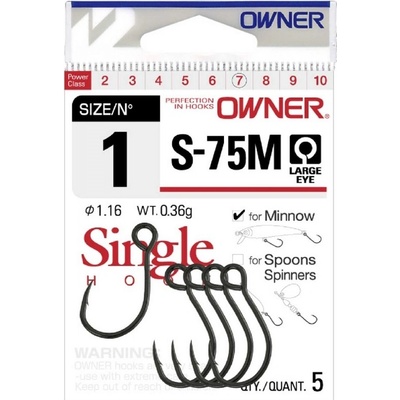 Owner Háčky na Woblery a Třpytky S-75M vel.2 3 ks