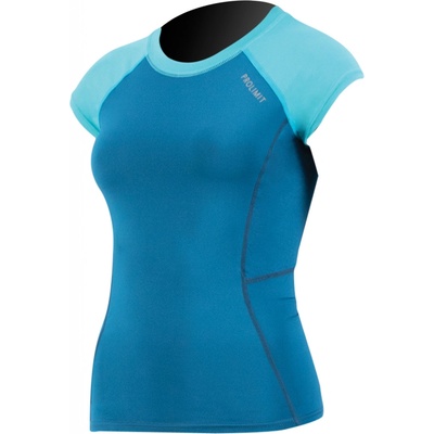 Prolimit Rashguard PureGirl Shortarm dámský turqoise
