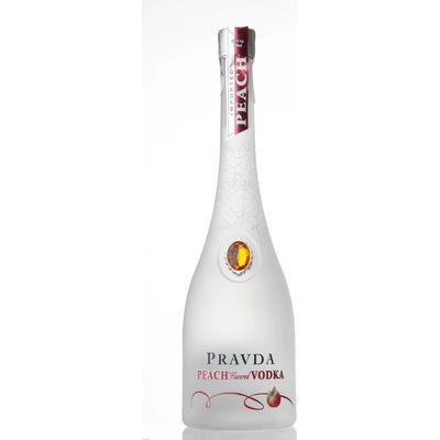 Pravda Vodka Peach 37,5% 0,7 l (holá láhev)