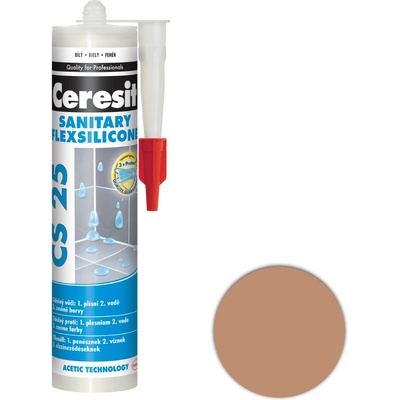 Ceresit CS 25 Sanitárny Silikón 280 g siena