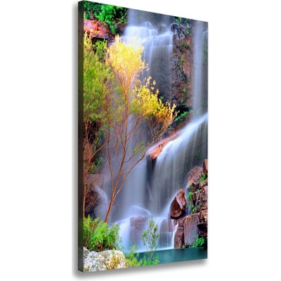 Vertikálny foto obraz na plátne do obývačky Vodopád 50x100 cm