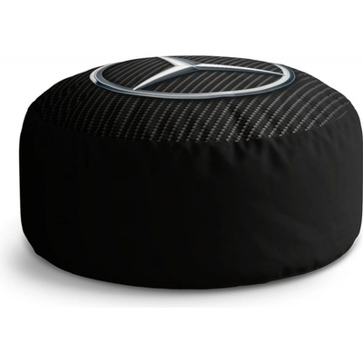 Sablio Taburet Circle Logo 4 Carbon: 40x50 cm