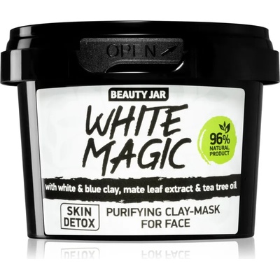 Beauty Jar White Magic почистваща маска за лице с хидратиращ ефект 120ml