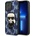 KARL LAGERFELD Кейс Karl Lagerfeld KLHCP13LPMNIKBL за iPhone 13 Pro / 13 6.1", твърд, син / син, Monogram Ikonik Patch (KF001343-0)