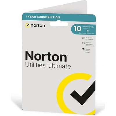 NORTON UTILITIES ULTIMATE WL 1lic. 10 lic. 1 rok (21464752) – Zboží Mobilmania