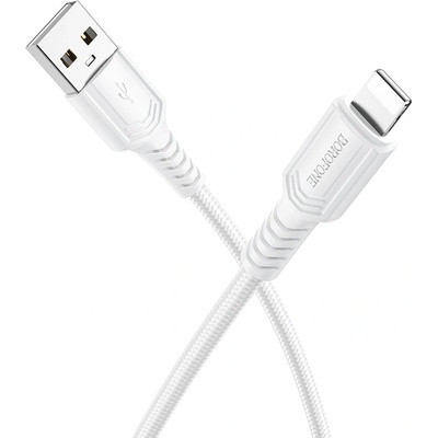 Borofone BX116 Certain USB-A - Lightning 2,4A, 1m, bílý