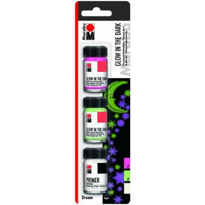 Marabu fluorescenční barva sada DREAM 3 x 15 ml
