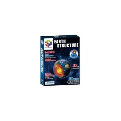 LEAN Toys 3D Puzzle Educational Planet Earth Earths Core 50pcs
