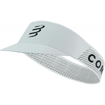 Compressport PRO RACING VISOR Bežecký šilt biela