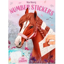 Number Stickers Miss Melody, 8 motivů, 347 samolepek