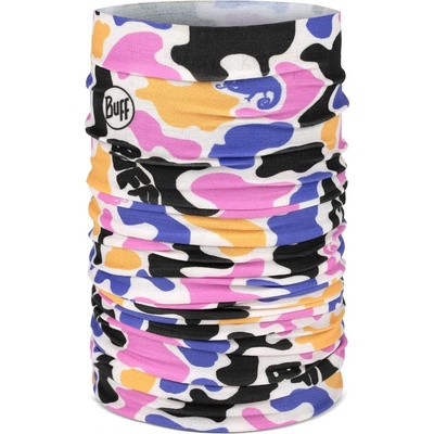 Buff Детски шал Buff Kid's Coolnet UV Tube scarf - Flawas Pink - размер One Size (203-2466-1611)