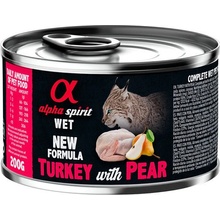 Alpha Spirit Cat Adult Turkey with Pear 200 g