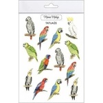 Mama Maluje Tattoos Washable Parrots