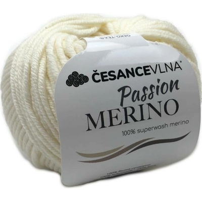 100% Merino příze - Passion bílá
