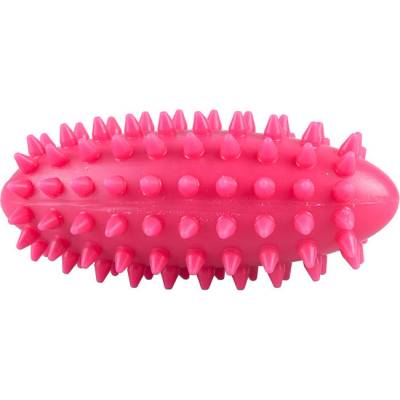 JAKOBS Masážní vajíčko s bodlinkami 11 cm plněné pískem 250 g - růžová