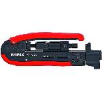 KNIPEX Инструмент за кримпване на F и BNC конектори RG6/11/59, Knipex (K974020SB)