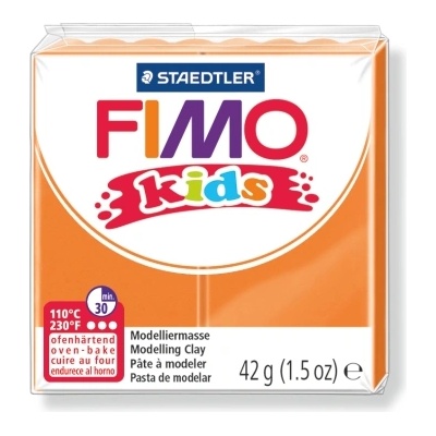 FIMO Полимерна глина Staedtler Fimo Kids, 42g, оранжев 4 (23848-А-ОРАНЖЕВ)