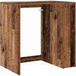 vidaXL Шкаф за пералня Старо дърво 87 x 60 x 89 см Инженерна дървесина (8006806)