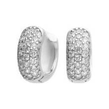 Diamonfire Luxusní stříbrné náušnice E6060