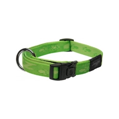Rogz Alpinist Collar XL - Модерен регулируем нашийник за кучета, 25мм/-43-70 см. лайм зелен