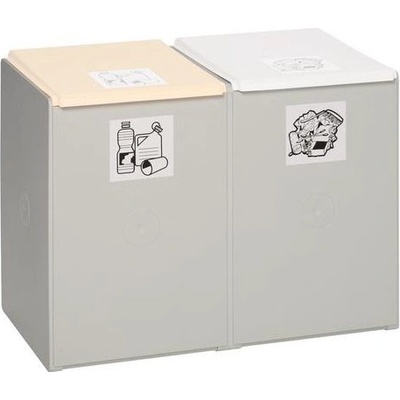 VAR Kontejner na tříděný odpad , 2 x 60 l