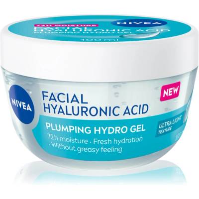 Nivea Facial Plumping Hydro Gel хидратиращ гел за лице с хиалуронова киселина 100ml