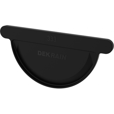 Dekrain Robust Čelo žlabu velké 330 RAL 9005 černá