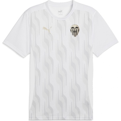 PUMA Valencia Pre Match Shirt 2024 2025 Adults - White