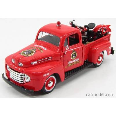 Harley Davidson Maisto Ford USA F1 Pickup Custom HarleyDavidson 1948 + Motorcycle El Knucklehead 1936 Fire Departmen Red 1:24