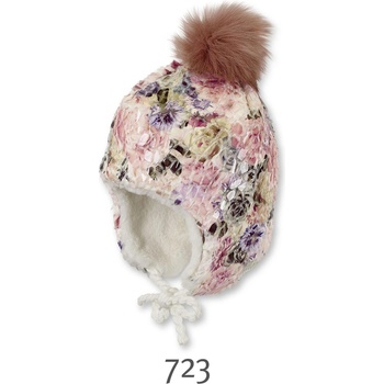 Sterntaler Детска луксозна зимна ушанка за момиче, Sterntaler