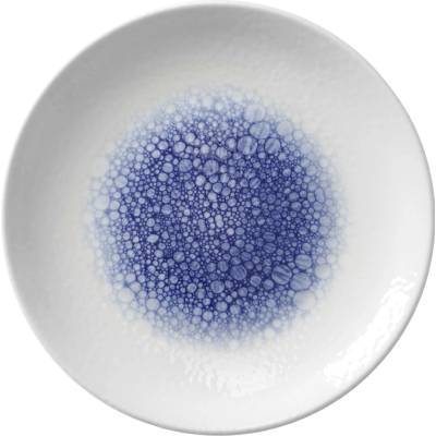 FINE DINE Talíř 210 mm, bílý a modrý Serenity