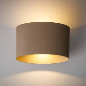 TK Lighting Led външно стенно осветително тяло verto led/5w/230v ip54 бежово (tk18327)