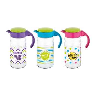 Mercanlar M-111531/112001/112001-c-Стъклена кана с декор 1800СС spiro (0154102)