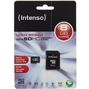 Image 1 of Intenso microSDHC 8GB C10 3413460